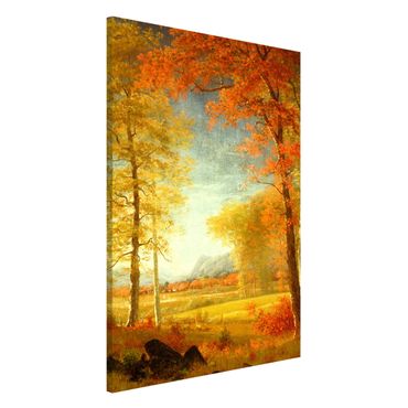 Magneetborden Albert Bierstadt - Autumn In Oneida County, New York