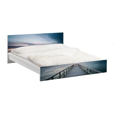 Meubelfolie IKEA Malm Bed Landing Bridge Boardwalk