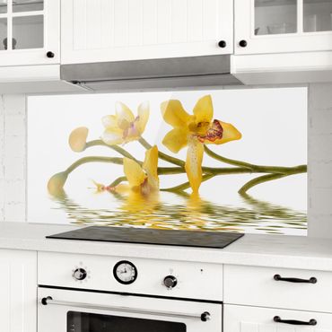Spatscherm keuken Saffron Orchid Waters