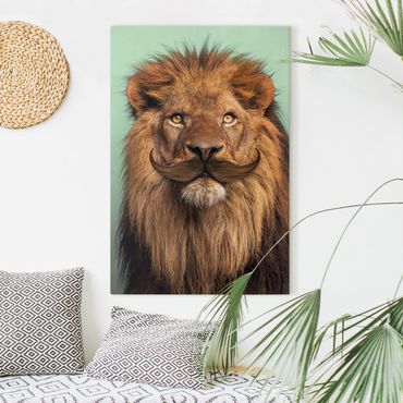 Canvas schilderijen Lion With Beard
