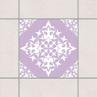Tegelstickers Tile Pattern Lavender