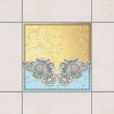 Tegelstickers Stamp Pattern