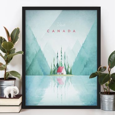 Ingelijste posters Travel Poster - Canada