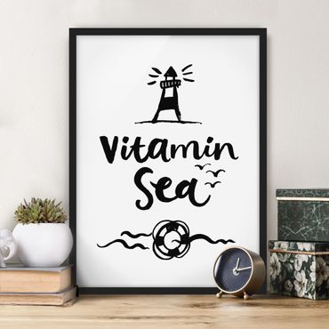Ingelijste posters Vitamin Sea