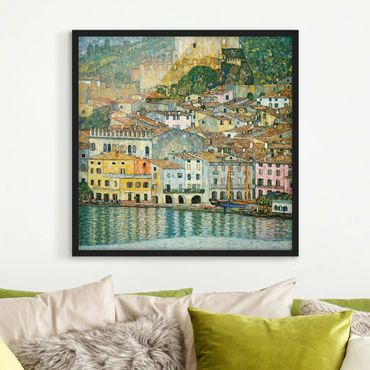 Ingelijste posters Gustav Klimt - Malcesine On Lake Garda