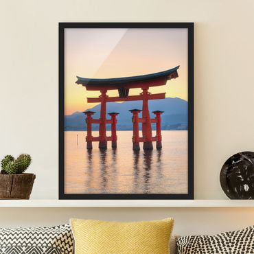Ingelijste posters Torii At Itsukushima