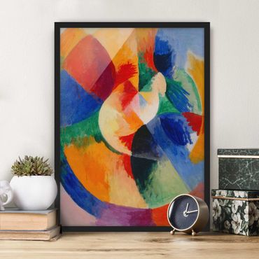Ingelijste posters Robert Delaunay - Circular Shapes, Sun