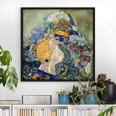 Ingelijste posters Gustav Klimt - Baby (cradle)