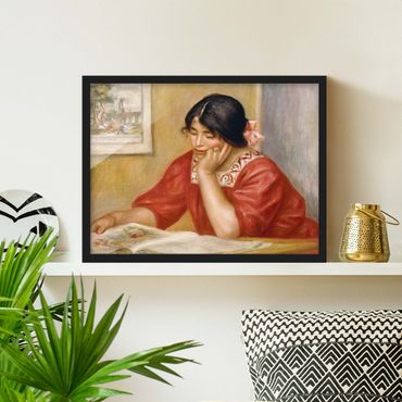 Ingelijste posters Auguste Renoir - Leontine Reading