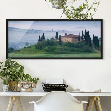 Ingelijste posters Sunrise In Tuscany