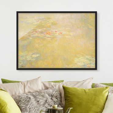 Ingelijste posters Claude Monet - The Water Lily Pond