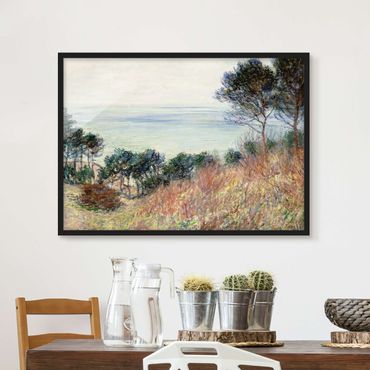 Ingelijste posters Claude Monet - The Coast Of Varengeville