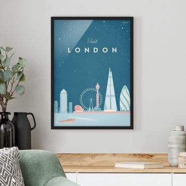 Ingelijste posters Travel Poster - London