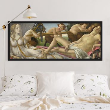Ingelijste posters Sandro Botticelli - Venus And Mars