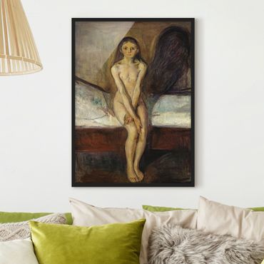 Ingelijste posters Edvard Munch - Puberty
