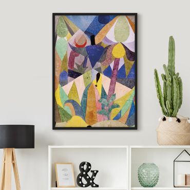 Ingelijste posters Paul Klee - Mild tropical Landscape