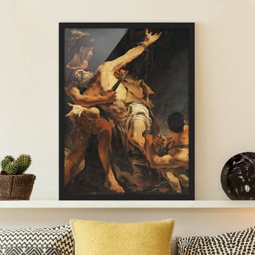 Ingelijste posters Giovanni Battista Tiepolo - The Martyrdom of St. Bartholomew