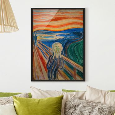 Ingelijste posters Edvard Munch - The Scream