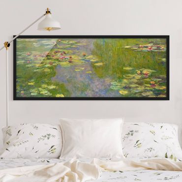 Ingelijste posters Claude Monet - Green Waterlilies