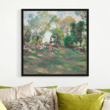 Ingelijste posters Auguste Renoir - Landscape With Figures