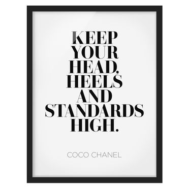 Ingelijste posters Keep Your Head High