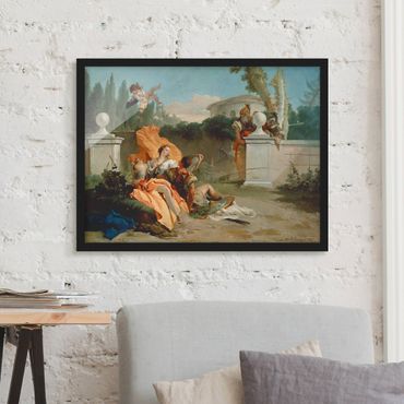 Ingelijste posters Giovanni Battista Tiepolo - Rinaldo and Armida
