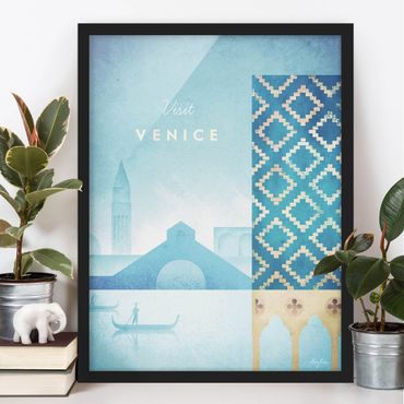 Ingelijste posters Travel Poster - Venice