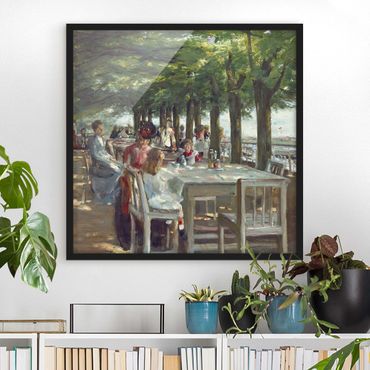 Ingelijste posters Max Liebermann - The Restaurant Terrace Jacob