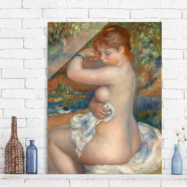 Glasschilderijen Auguste Renoir - After the Bath