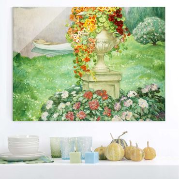 Glasschilderijen Henri Lebasque - The Garden