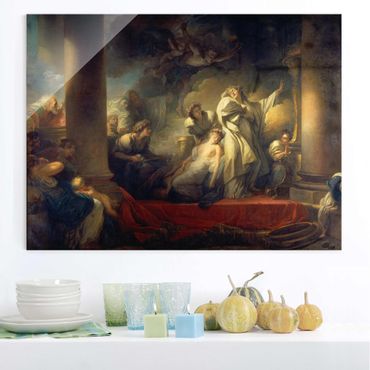 Glasschilderijen Jean Honoré Fragonard - Coresus