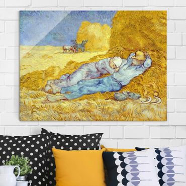 Glasschilderijen Vincent Van Gogh - The Napping
