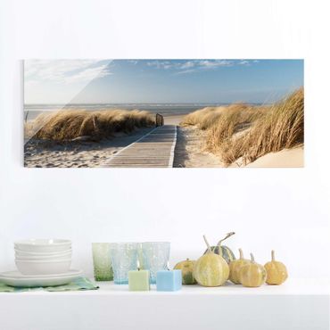 Glasschilderijen Baltic Sea Beach