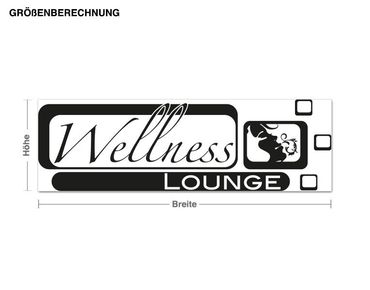 Muurstickers Wellness Lounge Vintage