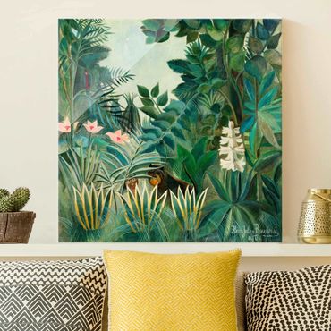 Glasschilderijen Henri Rousseau - The Equatorial Jungle