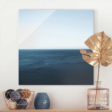 Glasschilderijen Minimalistic Ocean
