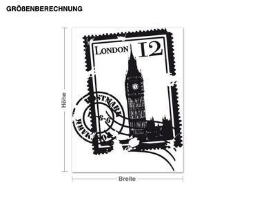 Muurstickers Stamp London