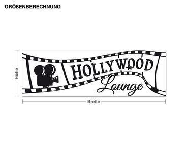 Muurstickers Hollywood lounge
