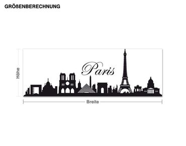Muurstickers Paris skyline