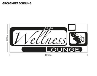 Muurstickers Wellness Lounge Retro Look
