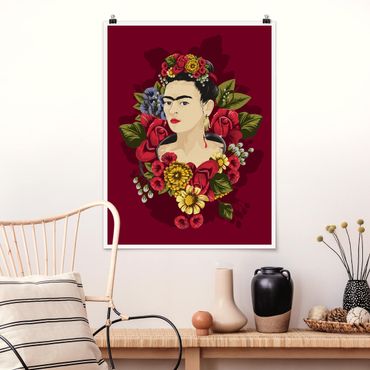 Posters Frida Kahlo - Roses