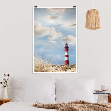 Posters Lighthouse Between Dunes