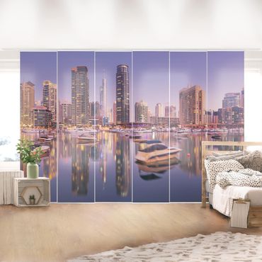 Schuifgordijnen Dubai Skyline And Marina