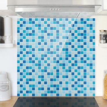 Spatscherm keuken Mosaic Tiles Meeresrauschen