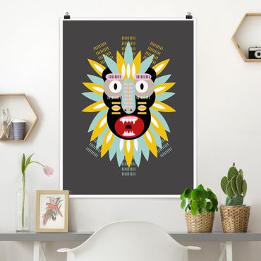 Posters Collage Ethnic Mask - King Kong