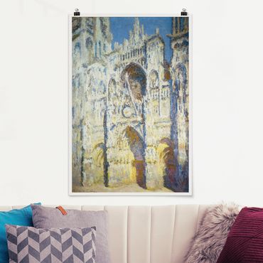 Posters Claude Monet - Portal of the Cathedral of Rouen