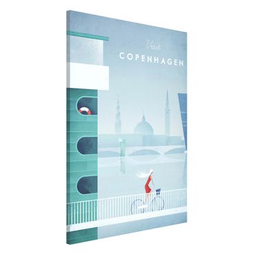 Magneetborden Travel Poster - Copenhagen