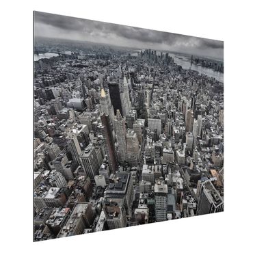 Aluminium Dibond schilderijen View Over Manhattan