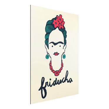 Aluminium Dibond schilderijen Frida Kahlo - Friducha