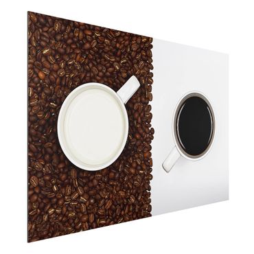 Aluminium Dibond schilderijen Caffee Latte